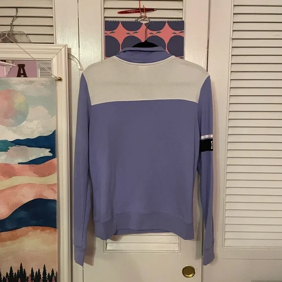 VS PINK Periwinkle Quarter Zip Size M - Picture 3 of 3